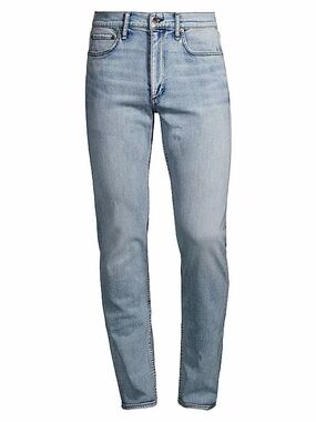 rag & bone Men’s Fit 2 Slim Straight Jeans in Light Blue Wash